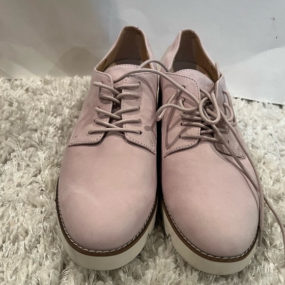 RARE VIONIC ADINA SUEDE PLATFORM OXFORD LOAFERS - Picture 7 of 11